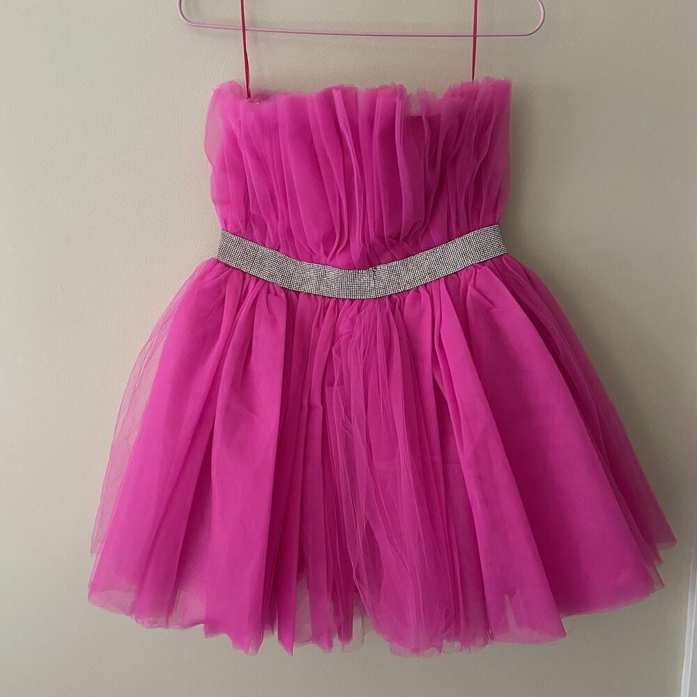 Betsey Johnson Hot Pink Tulle Dress